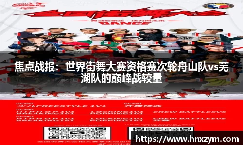 焦点战报：世界街舞大赛资格赛次轮舟山队vs芜湖队的巅峰战较量